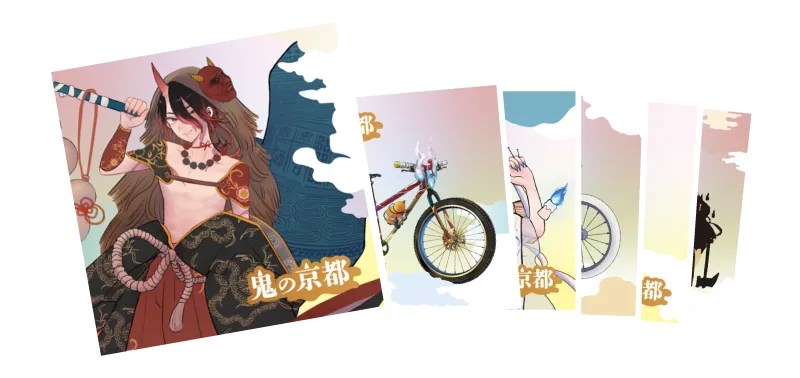 スポット配布ステッカー