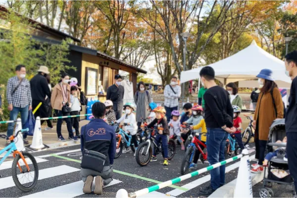 自転車教室の様子